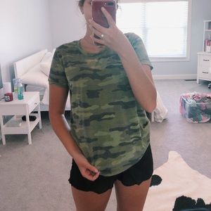 lucky brand camo tee